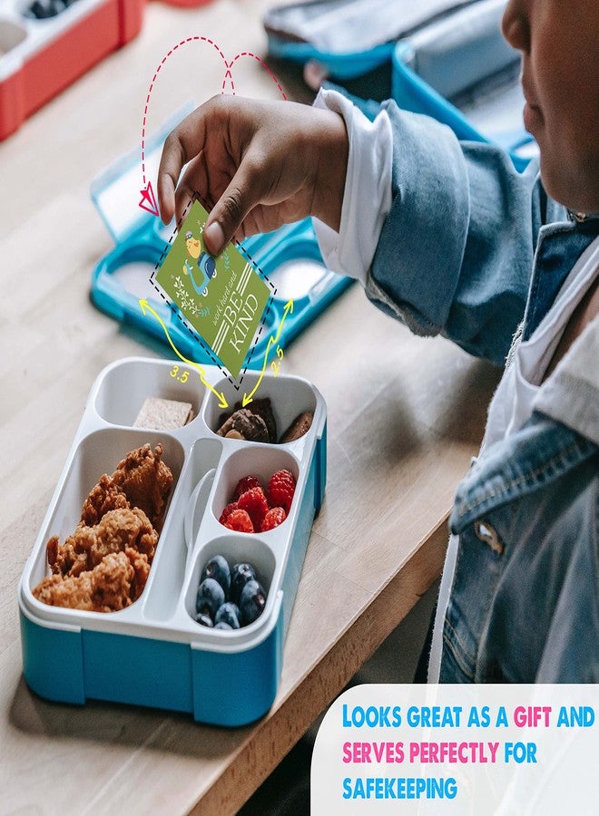 Inkdotpot مجموعة إنك دوت بوت من 36 بطاقة ملاحظات لصندوق الغداء للأطفال، عبارات ملهمة يومية وأفكار سعيدة للأطفال والطلاب، تأكيدات إيجابية وتشجيع، ملاحظات غداء ممتعة (موضوع تحفيزي) - Image 5